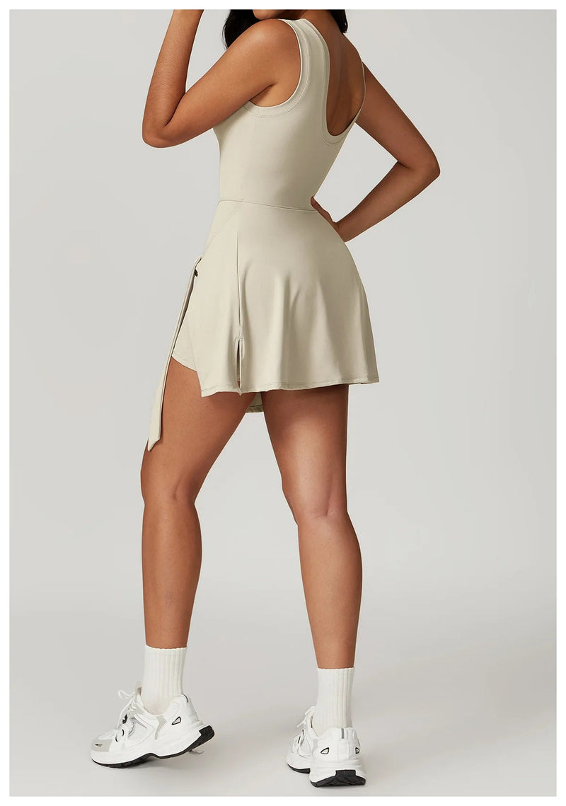 Beach Fit Women's Jumpsuit with Skirt