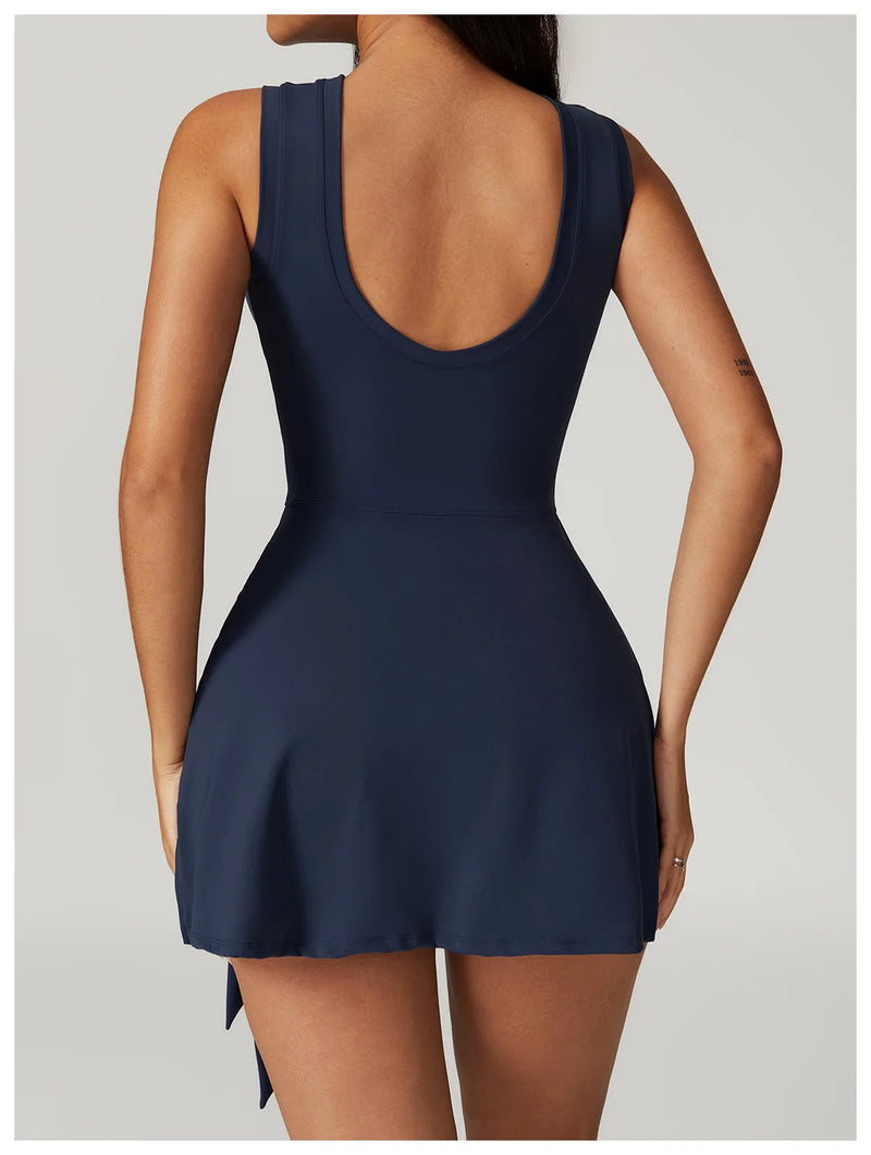 Beach Fit Women's Jumpsuit with Skirt