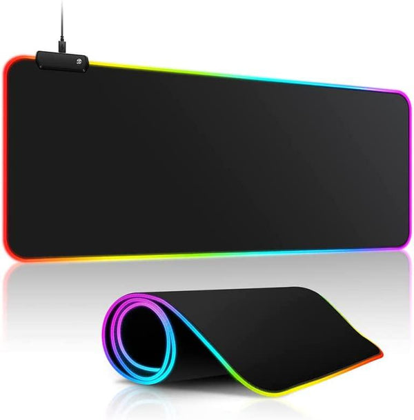 RGB Waterproof Gaming Mousepad with LED Border