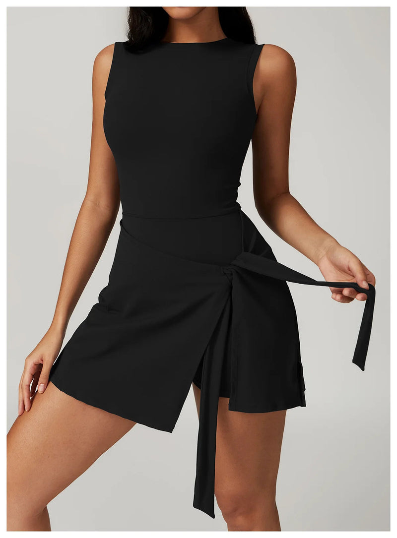 Beach Fit Women's Jumpsuit with Skirt
