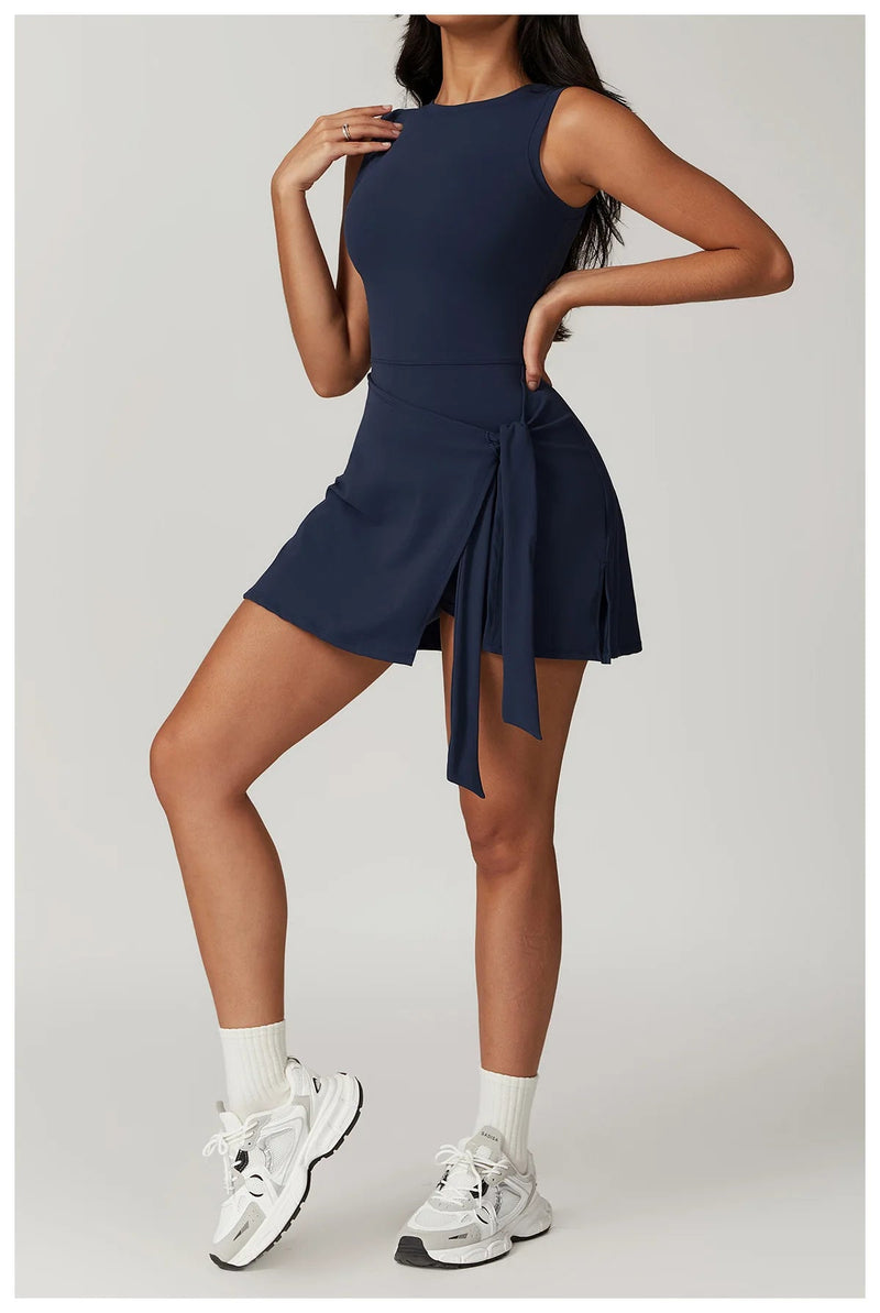 Beach Fit Women's Jumpsuit with Skirt