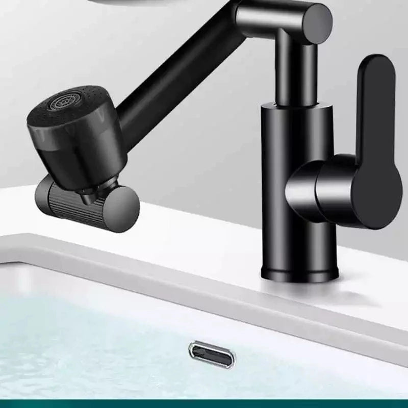 1080° Rotating Sink Tap with Hot and Cold Water