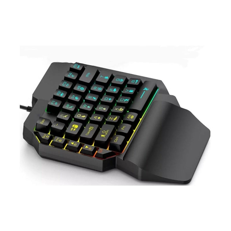 RGB LED Single-Handed Gaming Keyboard