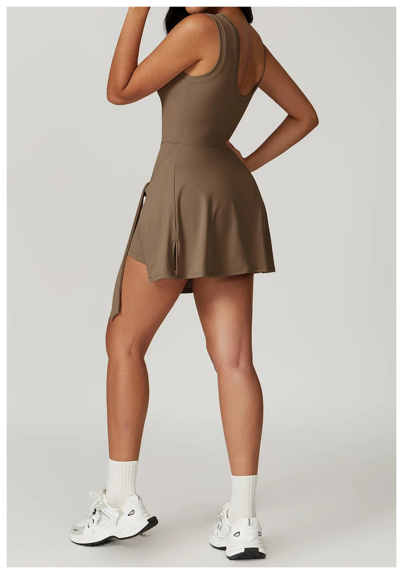 Beach Fit Women's Jumpsuit with Skirt