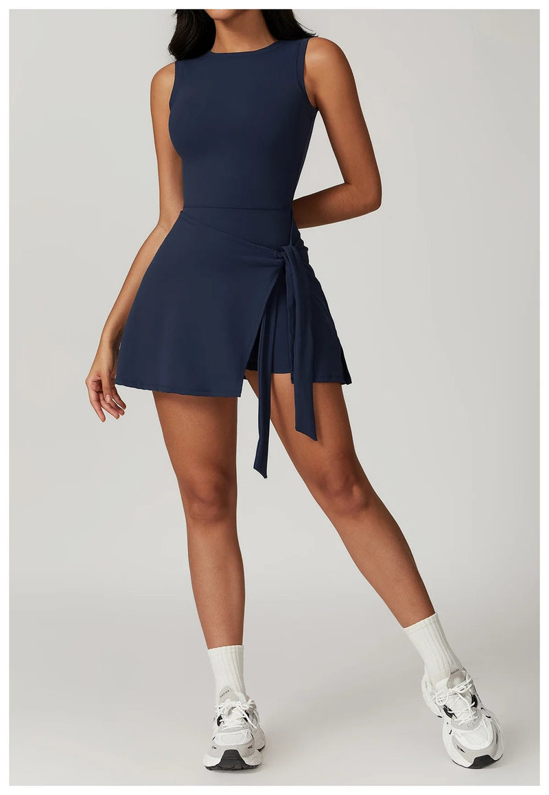 Beach Fit Women's Jumpsuit with Skirt